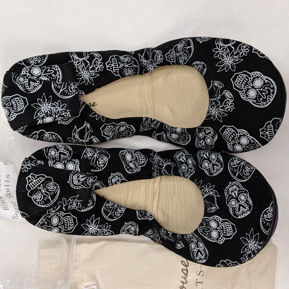 storehouse flats Shoes - Storehouse Flats black suede sugar skulls 9 NWOT